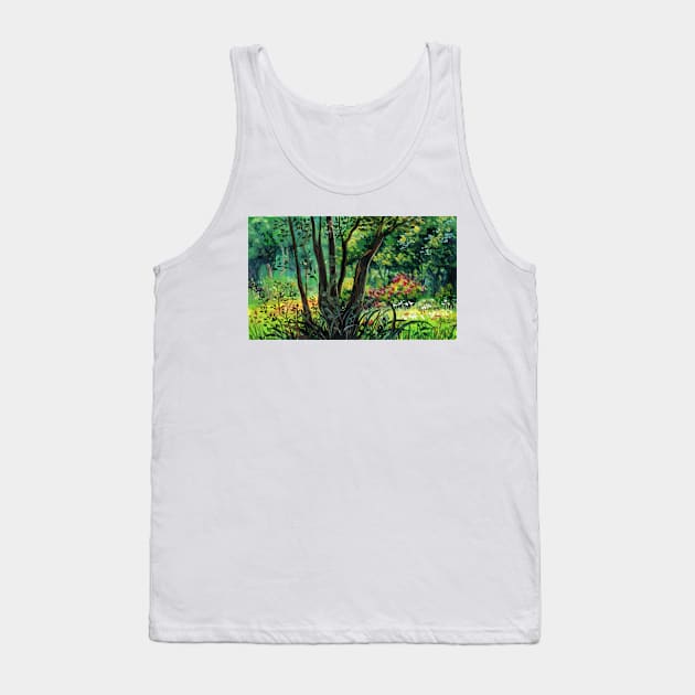 Forest Meadow Tank Top by MariaCameliaArt